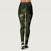Vincent van Gogh - De aardappel Eaters Leggings (Achterkant)