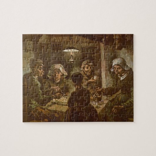 Vincent van Gogh - De aardappel Eaters Legpuzzel (Horizontaal)