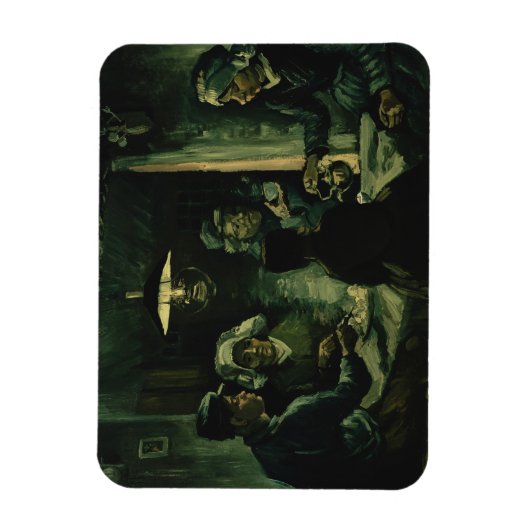 Vincent van Gogh - De aardappel Eaters Magneet (Verticaal)