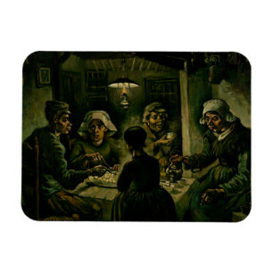 Vincent van Gogh - De aardappel Eaters Magneet