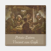 Vincent van Gogh - De aardappel Eaters Magneet (Voorkant)