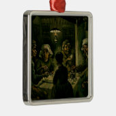 Vincent van Gogh - De aardappel Eaters Metalen Ornament (Rechts)