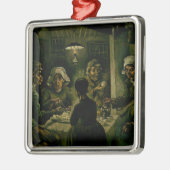 Vincent van Gogh - De aardappel Eaters Metalen Ornament (Links)