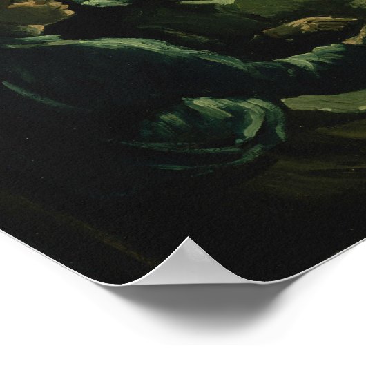 Vincent van Gogh - De aardappel Eaters Poster (Hoek)