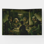 Vincent van Gogh - De aardappel Eaters Spandoek (Horizontaal)