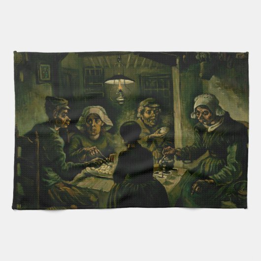Vincent van Gogh - De aardappel Eaters Theedoek (Horizontaal)