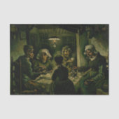 Vincent van Gogh - De aardappel Eaters Tissuepapier (Voorkant)