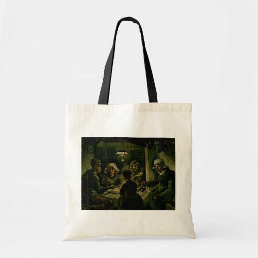Vincent van Gogh - De aardappel Eaters Tote Bag (Voorkant)