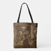 Vincent van Gogh - De aardappel Eaters Tote Bag (Achterkant)