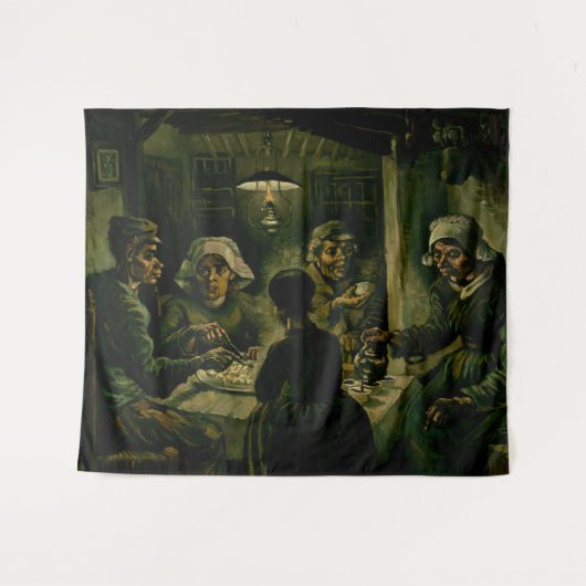 Vincent van Gogh - De aardappel Eaters Wandkleed (Voorkant (horizontaal))