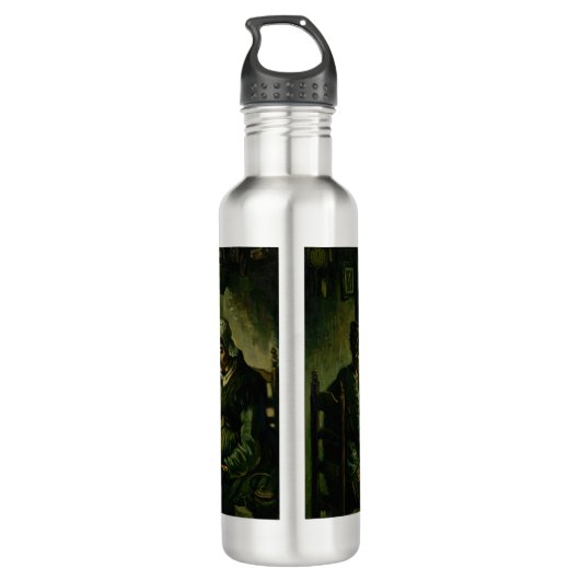 Vincent van Gogh - De aardappel Eaters Waterfles (Achterkant)