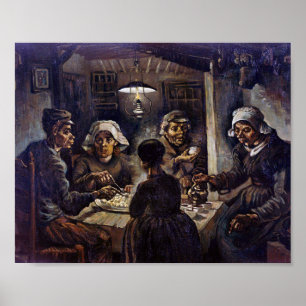 Vincent van Gogh de aardappel Poster
