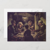 vincent van gogh - de aardappeleaterspng briefkaart (Voorkant / Achterkant)