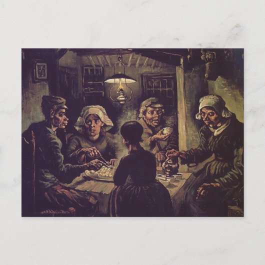 vincent van gogh - de aardappeleaterspng briefkaart (Voorkant)