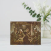 Vincent van Gogh - De Aardappeleters Briefkaart (Staand voorkant)