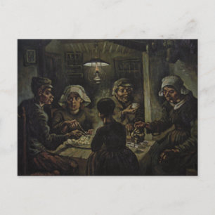 Vincent Van Gogh - de aardappeleters Briefkaart