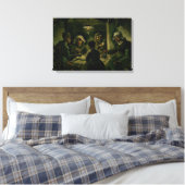 Vincent van Gogh - De Aardappeleters Canvas Afdruk (Insitu (Slaapkamer))