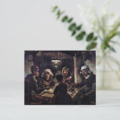Vincent Van Gogh - De Aardappeleters Fijne Kunst Briefkaart (Staand voorkant)