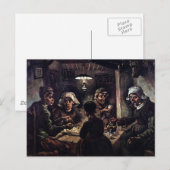 Vincent Van Gogh - De Aardappeleters Fijne Kunst Briefkaart (Voorkant / Achterkant)