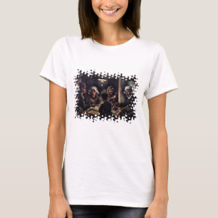 Vincent Van Gogh - De Aardappeleters Fijne Kunst T-shirt