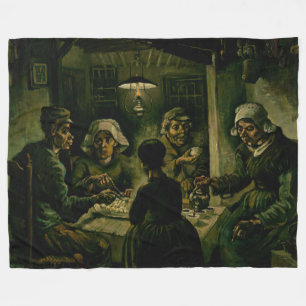 Vincent van Gogh - De Aardappeleters Fleece Deken