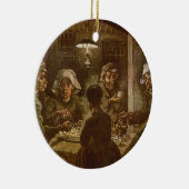 Vincent van Gogh - De Aardappeleters Keramisch Ornament (Rechts)