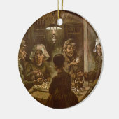 Vincent van Gogh - De Aardappeleters Keramisch Ornament (Links)