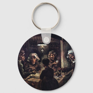 Vincent Van Gogh - De Aardappeleters Kunstschilder Sleutelhanger