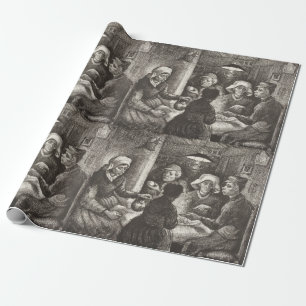 Vincent Van Gogh De Aardappeleters lithografie Cadeaupapier
