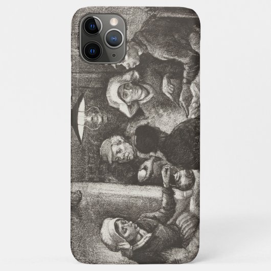 Vincent Van Gogh De Aardappeleters lithografie Case-Mate iPhone Case (Achterkant)