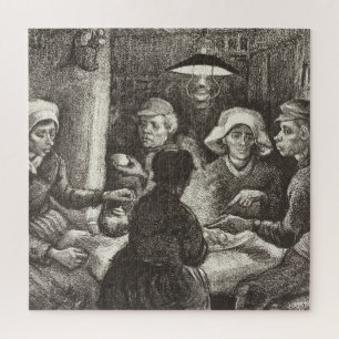 Vincent Van Gogh De Aardappeleters lithografie Legpuzzel