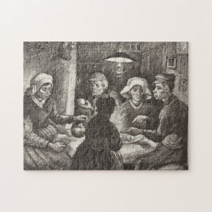 Vincent Van Gogh De Aardappeleters lithografie Legpuzzel