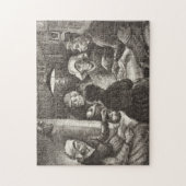 Vincent Van Gogh De Aardappeleters lithografie Legpuzzel (Verticaal)