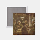 Vincent van Gogh - De Aardappeleters Magneet (Voorkant / Achterkant)