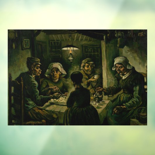 Vincent van Gogh - De Aardappeleters Raamsticker (Vel 3)