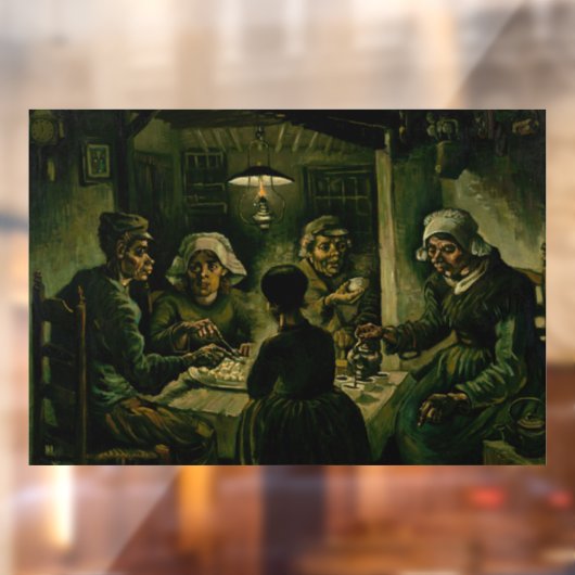 Vincent van Gogh - De Aardappeleters Raamsticker (Vel 2)