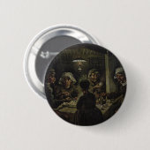 Vincent Van Gogh - de aardappeleters Ronde Button 5,7 Cm (Voorkant /achterkant)