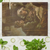 Vincent van Gogh - De Aardappeleters Theedoek (Gevouwen)