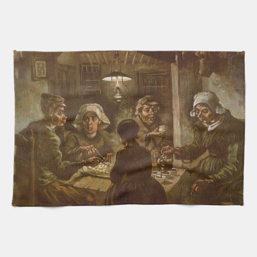 Vincent van Gogh - De Aardappeleters Theedoek (Horizontaal)