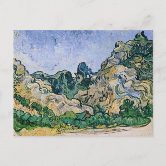 Vincent van Gogh | De Alpilles, 1889 Briefkaart (Voorkant)