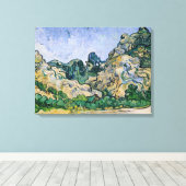 Vincent van Gogh | De Alpilles, 1889 Canvas Afdruk (Insitu (Houten vloer))