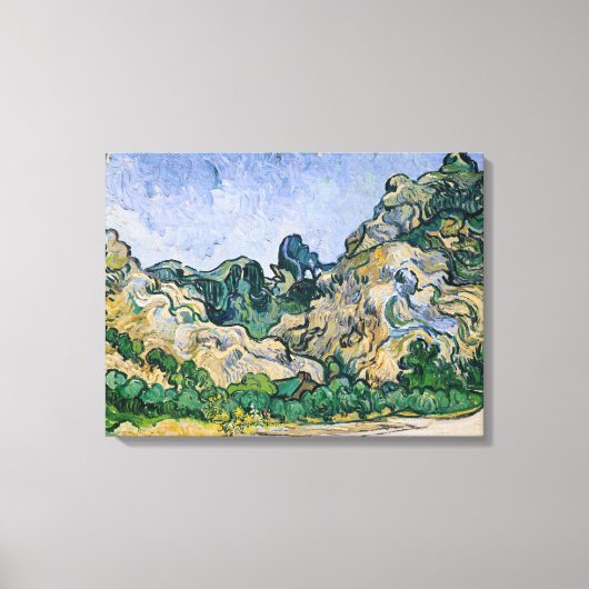 Vincent van Gogh | De Alpilles, 1889 Canvas Afdruk (Voorkant)