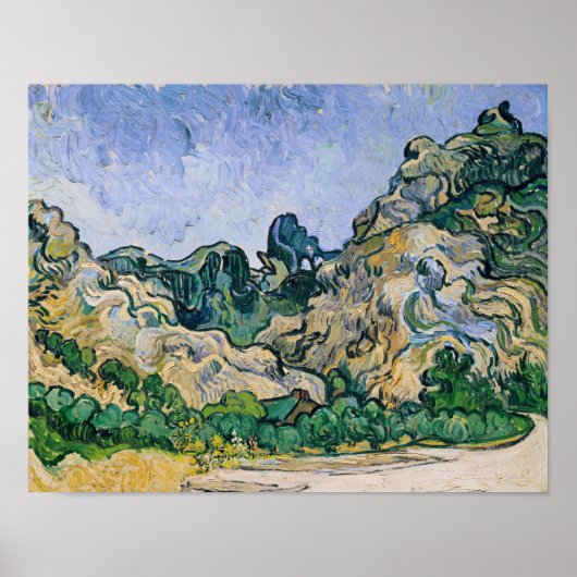 Vincent van Gogh | De Alpilles, 1889 Poster (Voorkant)