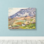 Vincent van Gogh | De Alpilles, 1890 Canvas Afdruk (Insitu (Houten vloer))