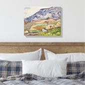Vincent van Gogh | De Alpilles, 1890 Canvas Afdruk (Insitu (Slaapkamer))