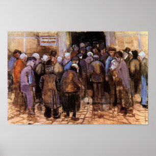 Vincent Van Gogh - de armen en het geld - fijne ku Poster