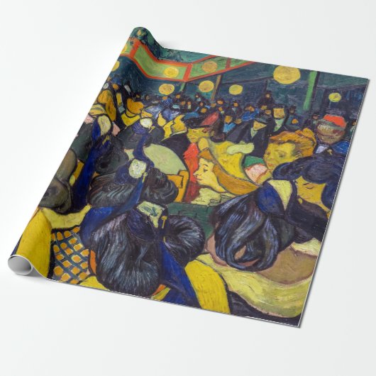 Vincent van Gogh - De ballroom in Arles Cadeaupapier (Uitgerold)