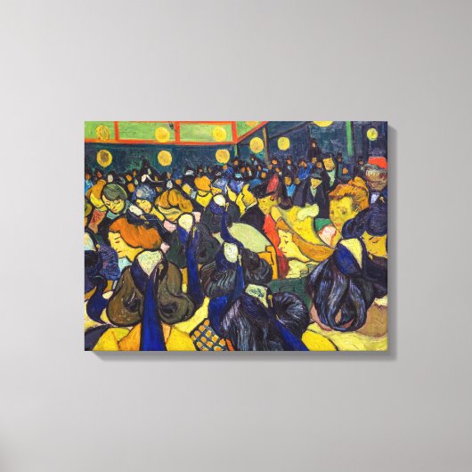 Vincent van Gogh - De ballroom in Arles Canvas Afdruk (Voorkant)