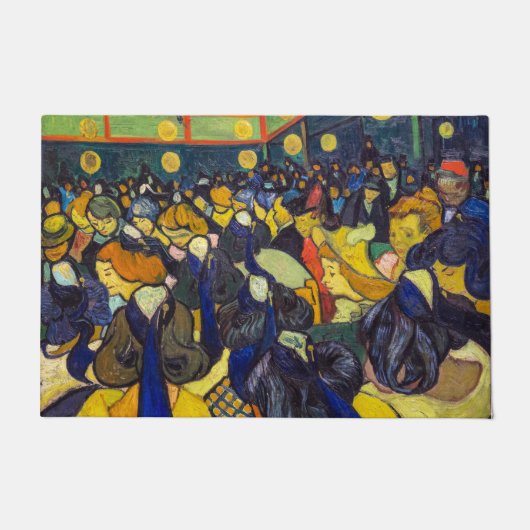Vincent van Gogh - De ballroom in Arles Deurmat (Voorkant)