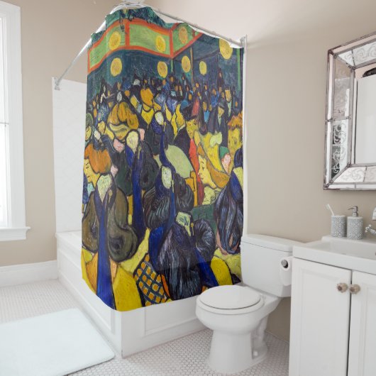Vincent van Gogh - De ballroom in Arles Douchegordijn (In situ)